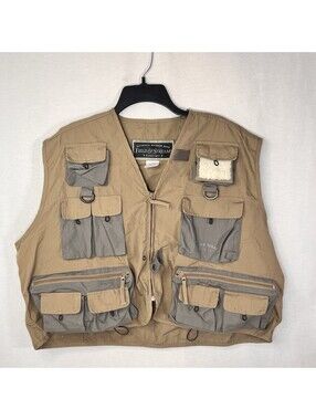 Field & Stream Vest Pockets Fishing Hunting Utility Safari Cotton Blend Mens 2XL